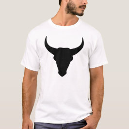 Camiseta Cabeza de toro Cowboy Occidental Horn Skull