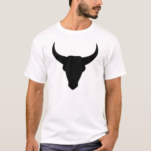 Camiseta Cabeza de toro Cowboy Occidental Horn Skull