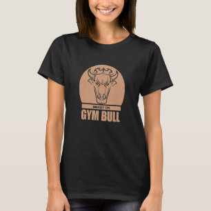 Camiseta Cabeza de Toro de Gimnasio Bestia Beige Gimnasio F
