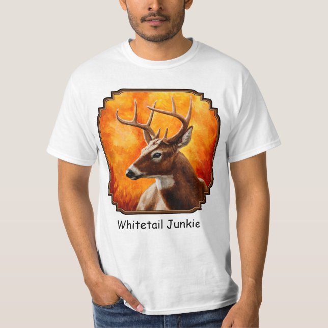 Camiseta Cabeza de toro de Whitetail Deer Trophy (Anverso)