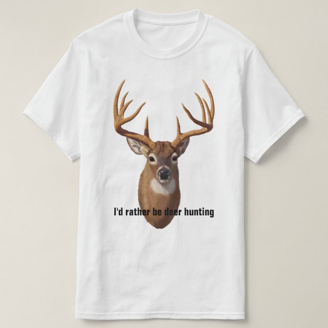 Camiseta Cabeza de toro de Whitetail Deer Trophy (Diseño del anverso)