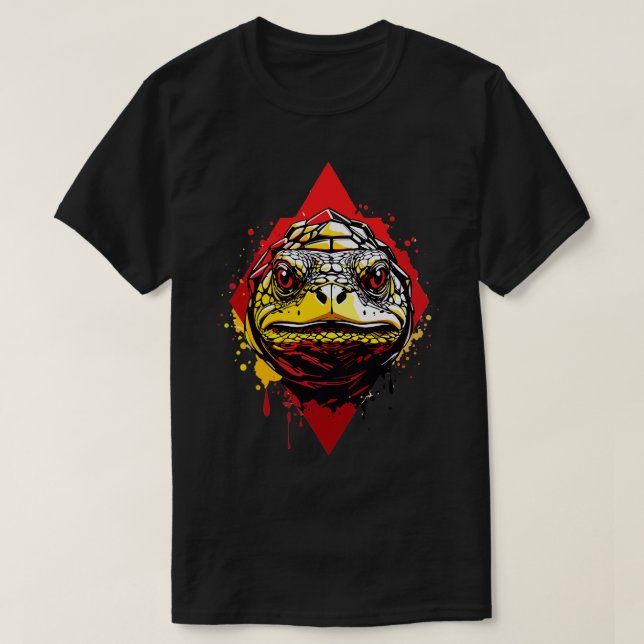 Camiseta Cabeza de tortuga (Diseño del anverso)