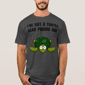 Camiseta Cabeza de tortuga apuntando hacia fuera