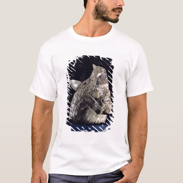 Camiseta Cabeza de un animal con la cabeza humana en (Anverso)