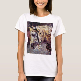 Camiseta Cabeza de un caballo blanco (por Giovanni Boldini)