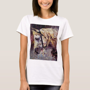 Camiseta Cabeza de un caballo blanco (por Giovanni Boldini)