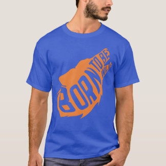 Camiseta cabeza de una chica animal salvaje