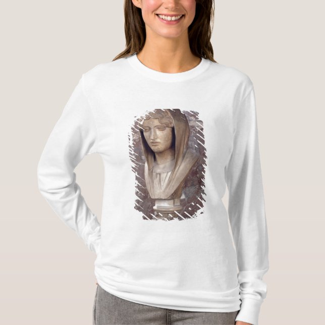 Camiseta Cabeza de una mujer conocida como Aspasia de (Anverso)