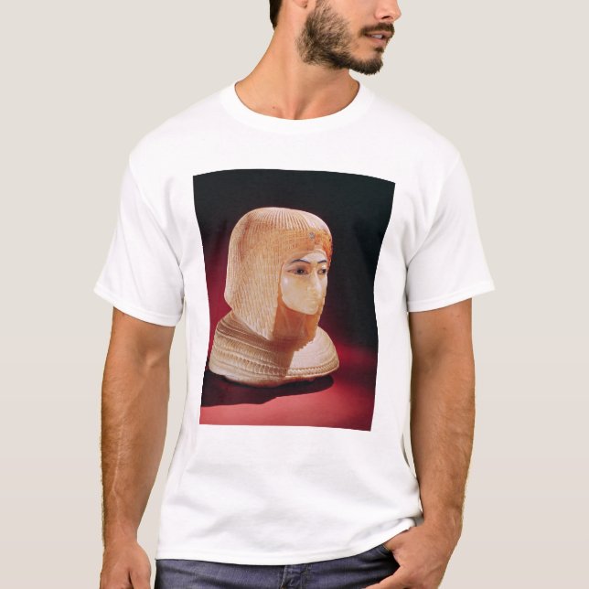Camiseta Cabeza de una mujer, creída ser princesa Kiya (Anverso)