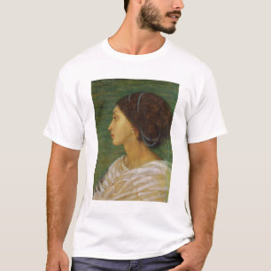 Camiseta Cabeza de una mujer del mulato, 1861 (el aceite en