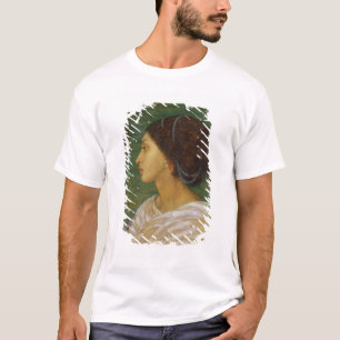 Camiseta Cabeza de una mujer del mulato, 1861 (el aceite en