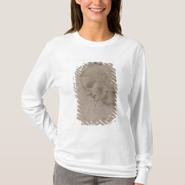Camiseta Cabeza de una mujer joven (Anverso)