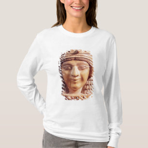 Camiseta Cabeza de una mujer, llamada la señora del pozo