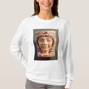 Camiseta Cabeza de una mujer, llamada la señora del pozo
