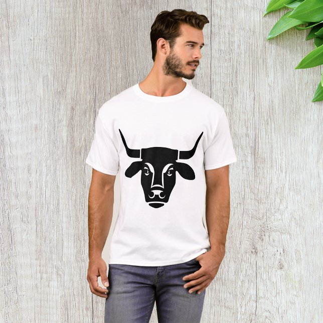 Camiseta Cabeza de vaca oscura (Subido por el creador)