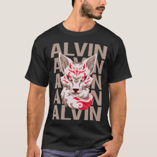 Camiseta Cabeza de Zorro - Nombre Alvin