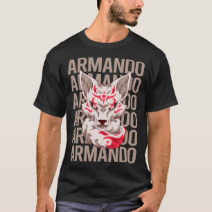 Camiseta Cabeza de Zorro - Nombre Armando