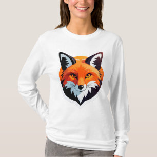 Camiseta Cabeza de zorro vibrante