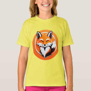 Camiseta Cabeza de zorro vibrante