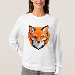 Camiseta Cabeza de zorro vibrante