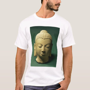 Camiseta Cabeza del Buda, Sarnath (piedra arenisca)