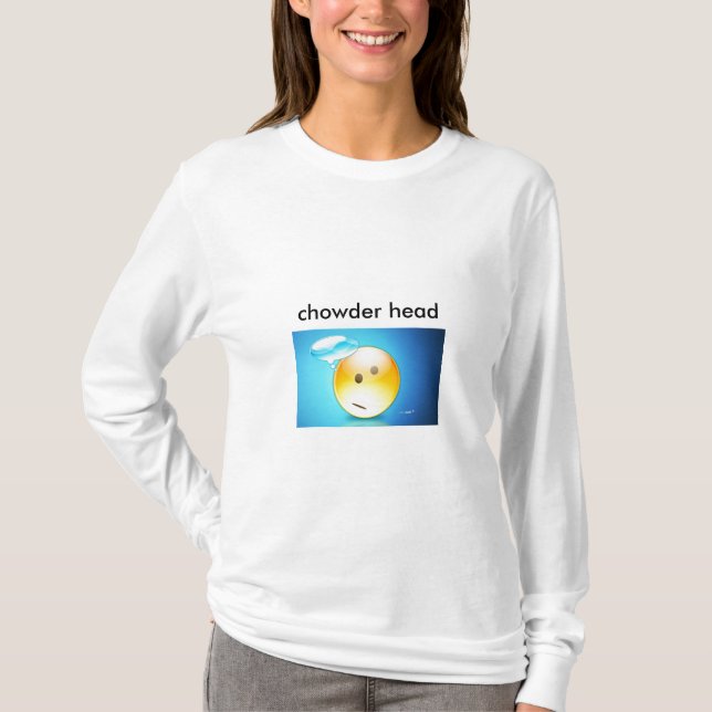 Camiseta cabeza del chowder (Anverso)