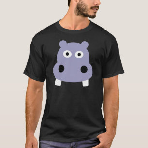 Camiseta cabeza del hipopótamo