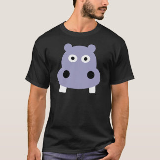 Camiseta cabeza del hipopótamo