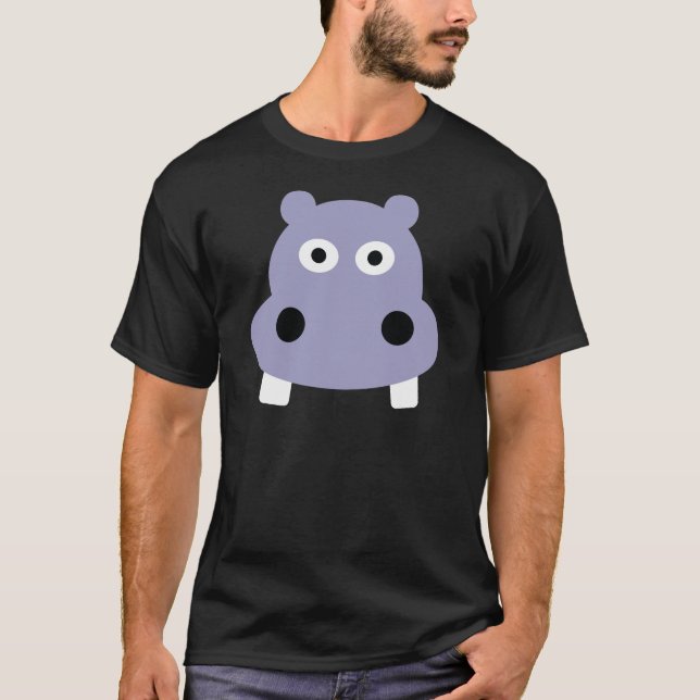 Camiseta cabeza del hipopótamo (Anverso)