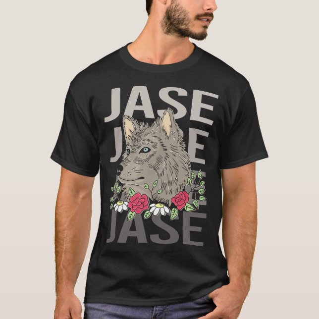 Camiseta Cabeza del lobo - Nombre de la junta (Anverso)