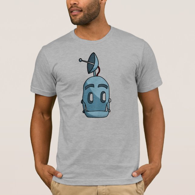 Camiseta cabeza del robot (Anverso)