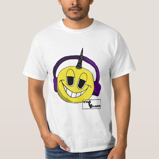 Camiseta cabeza del techno (Anverso)