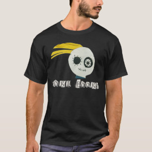 Camiseta cabeza del zombi del booga del ooga