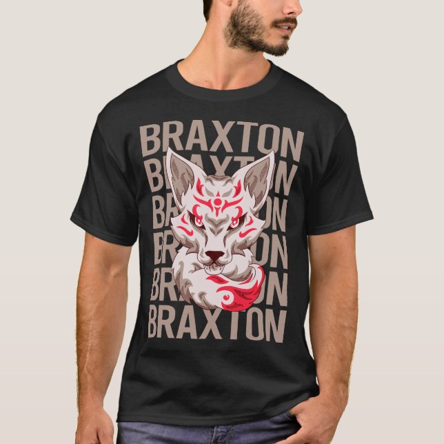 Camiseta Cabeza Fox - Nombre Braxton (Anverso)