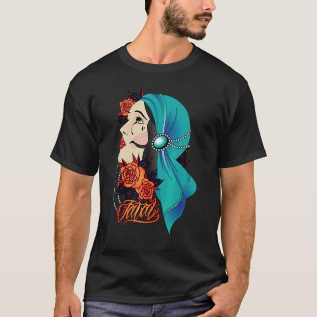 Camiseta Cabeza gitana (Anverso)