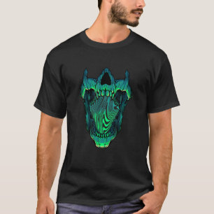 Camiseta Cabeza gótica de cráneo gótica Emo Punk Oral Sur