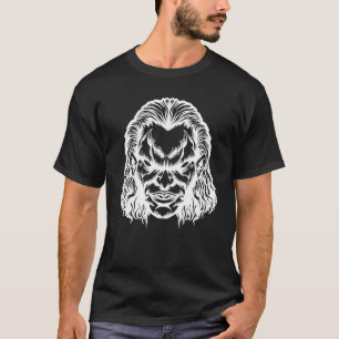 Camiseta Cabeza Gótica Payaso Enojado Góticismo Ocultismo