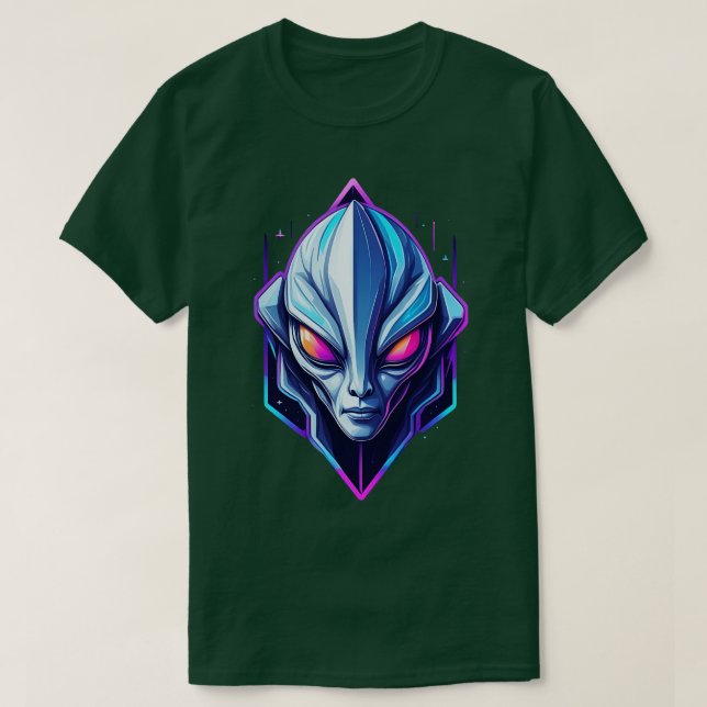 Camiseta cabeza gris (Diseño del anverso)