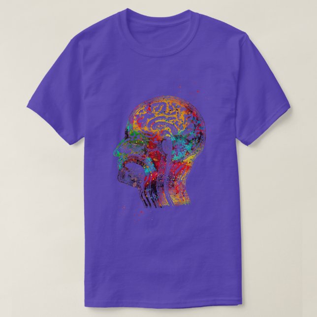 Camiseta Cabeza humana 1 (Diseño del anverso)