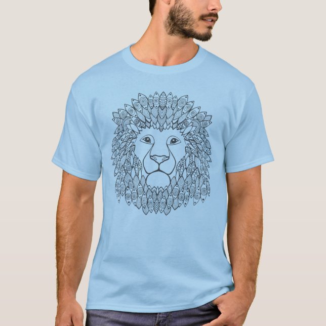 Camiseta Cabeza inspirada del león (Anverso)