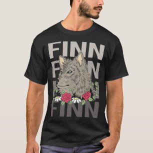 Camiseta Cabeza lobo - Nombre finn