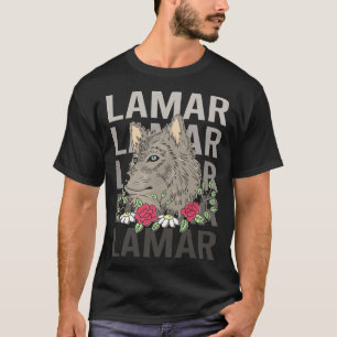 Camiseta Cabeza lobo - Nombre Lamar