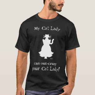 Camiseta Cabeza loca de señora Silhouette Showing Feline O