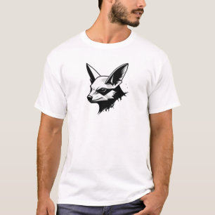 Camiseta Cabeza monocroma de la bata