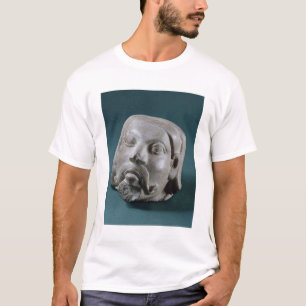 Camiseta Cabeza pulimentada de un extranjero, Sarnath, 3ro