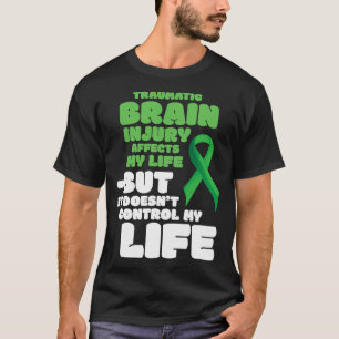 Camiseta Cabeza TBI Sobreviviente Awareness Gift Cerebro Tr