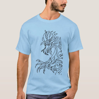 Camiseta Cabeza tribal del dragón