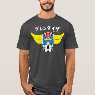 Camiseta Cabeza Vintage Grendizer Robot Retro Distorsionado