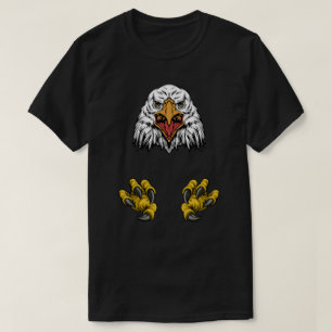 Camiseta Cabeza y garras de águila calva