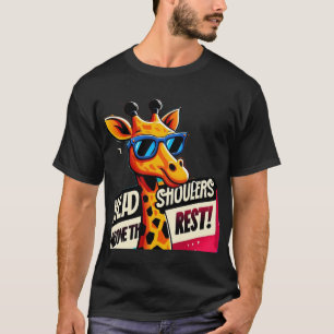 Camiseta cabeza y hombros por encima del resto girafa graci